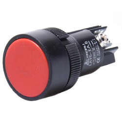 PRZYCSK STEROWNICZNY 22mm CZERWONY LAY5-EA5 5A 380VAC