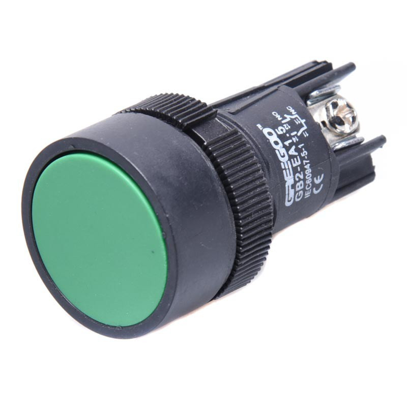 PRZYCSK STEROWNICZNY 22mm ZIELONY  LAY5-EA5 5A 380VAC