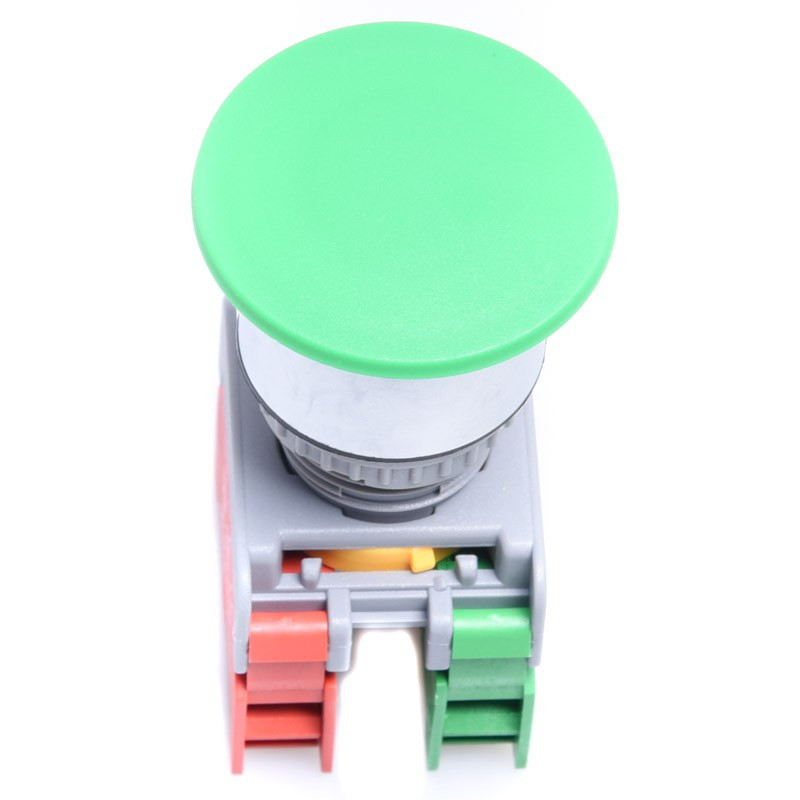 PRZEŁĄCZNIK EB22-1O/C-G ON-(OFF)+OFF-(ON)  2 TORY ZIELONY GRZYBKOWY ODKRĘCANY