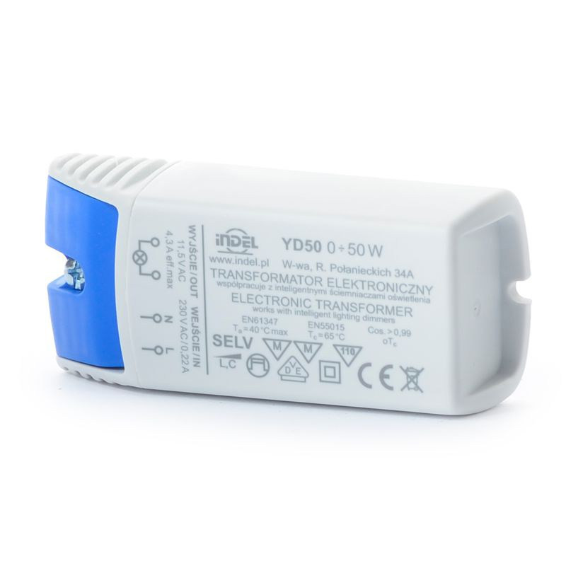 YD50 TRANSFORMATOR DO HALOGENÓW 11,5V 50