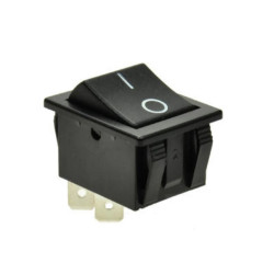 PRZEŁĄCZNIK C1551ALBB01 OFF-(ON); 2 TORY; CZARNY; BEZ PODŚWIETLENIA BULGIN MONOSTABILNY