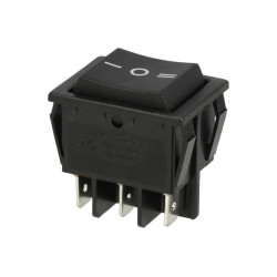 PRZEŁĄCZNIK R260-1CPN-BBA-NWC (ON)-OFF-(ON) 2 TORY; CZARNY; BEZ PODŚWIETLENIA BULGIN
