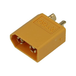 WTYK XT60 ZASILAJĄCY 60A 500V 2 TORY PROSTE POLIAMID LUTOWANY WYSOKOPRĄDOWY