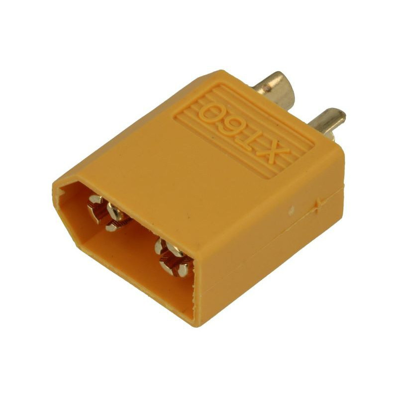 WTYK XT60 ZASILAJĄCY 60A 500V 2 TORY PROSTE POLIAMID LUTOWANY WYSOKOPRĄDOWY