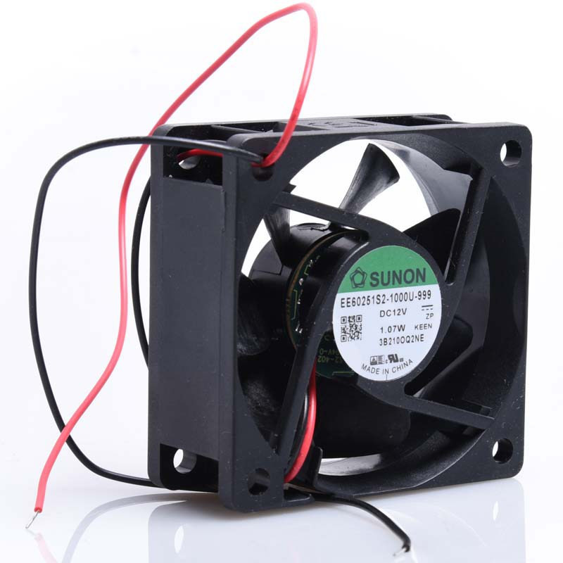 WENTYLATOR 12VDC 60x60x25 ŚLIZGOWE EB60251S1-999 SUNON 39,7m3/h 33,5dBA