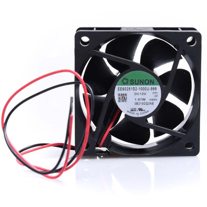 WENTYLATOR 12VDC 60x60x25 ŚLIZGOWE EB60251S1-999 SUNON 39,7m3/h 33,5dBA