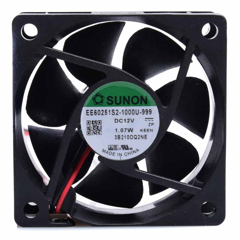 WENTYLATOR 12VDC 60x60x25 ŚLIZGOWE EB60251S1-999 SUNON 39,7m3/h 33,5dBA