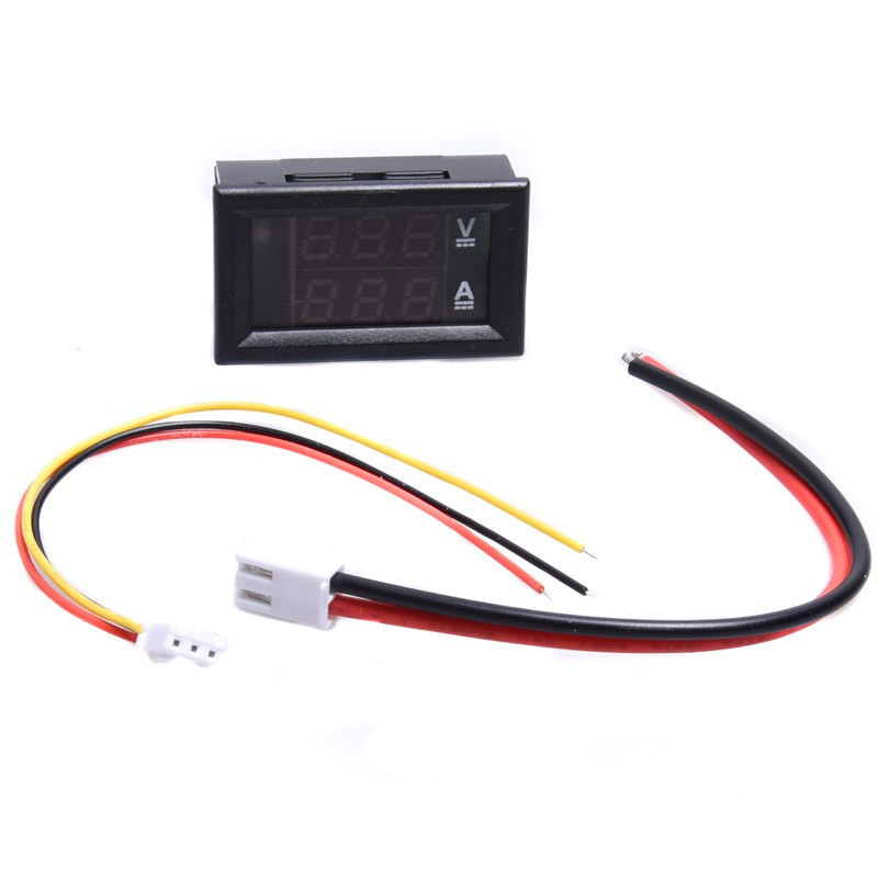 AMPEROMIERZ I WOLTOMIERZ DWA W JEDNYM 0÷10A DC; 0÷99,9V DC