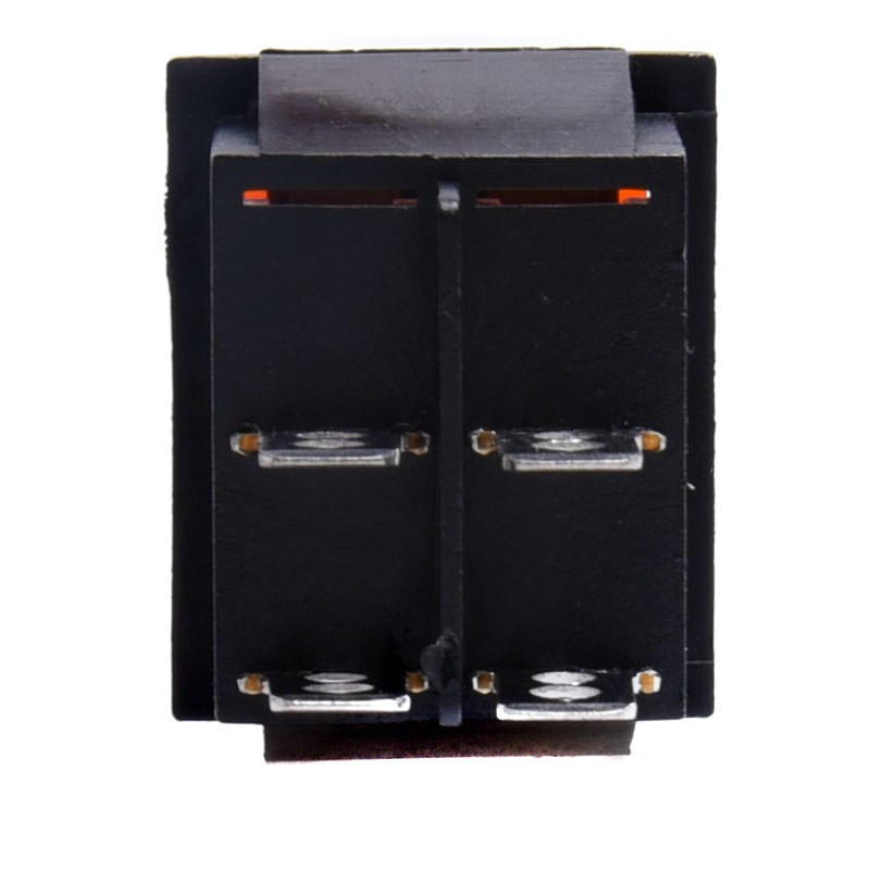 PRZEŁĄCZNIK AC 230V 1/0 POMARAŃCZOWY  PODŚWIETLANY DUŻY