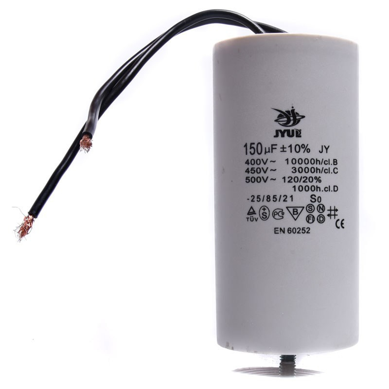KONDENSATOR 150uF ROZRUCHOWY KABLE