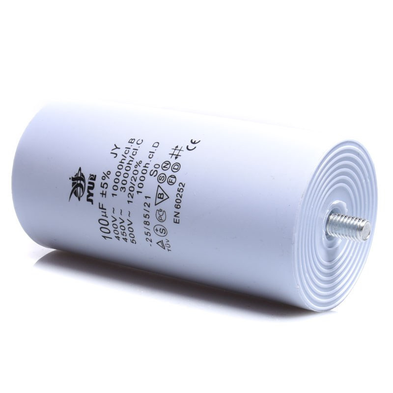 KONDENSATOR 100uF ROZRUCHOWY 60x120mm KONEKTORY