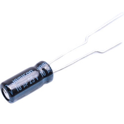 KEL 10uF/25V 5x12 105°C Jamicon KONDENSATOR ELEKTROLITYCZNY