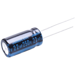 KEL 22uF/250V 10x20 105°C Jamicon KONDENSATOR ELEKTROLITYCZNY