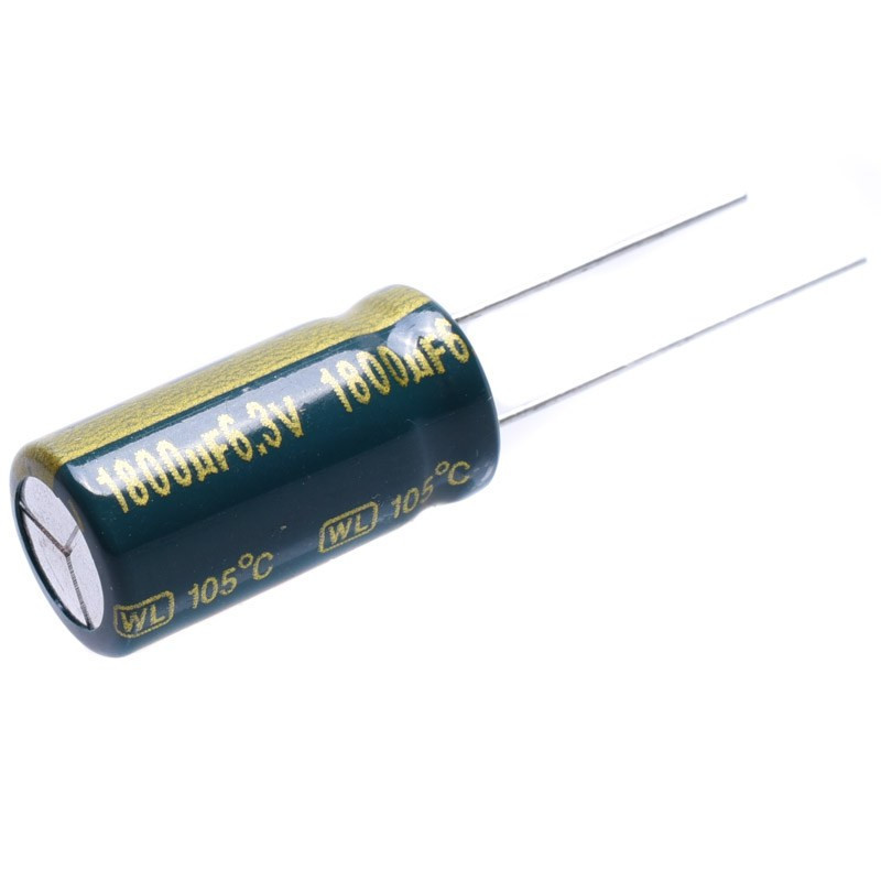 KEL 1800uF/6,3V 10x20mm 105°C Jamicon KONDENSATOR ELEKTROLITYCZNY