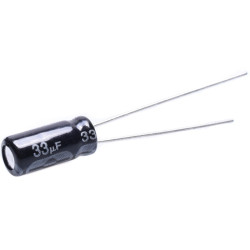 KEL 33uF/16V 5x11,5 85°C United KONDENSATOR ELEKTROLITYCZNY