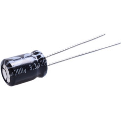 KEL 3,3uF/200V 8x12 85°C Jamicon KONDENSATOR ELEKTROLITYCZNY