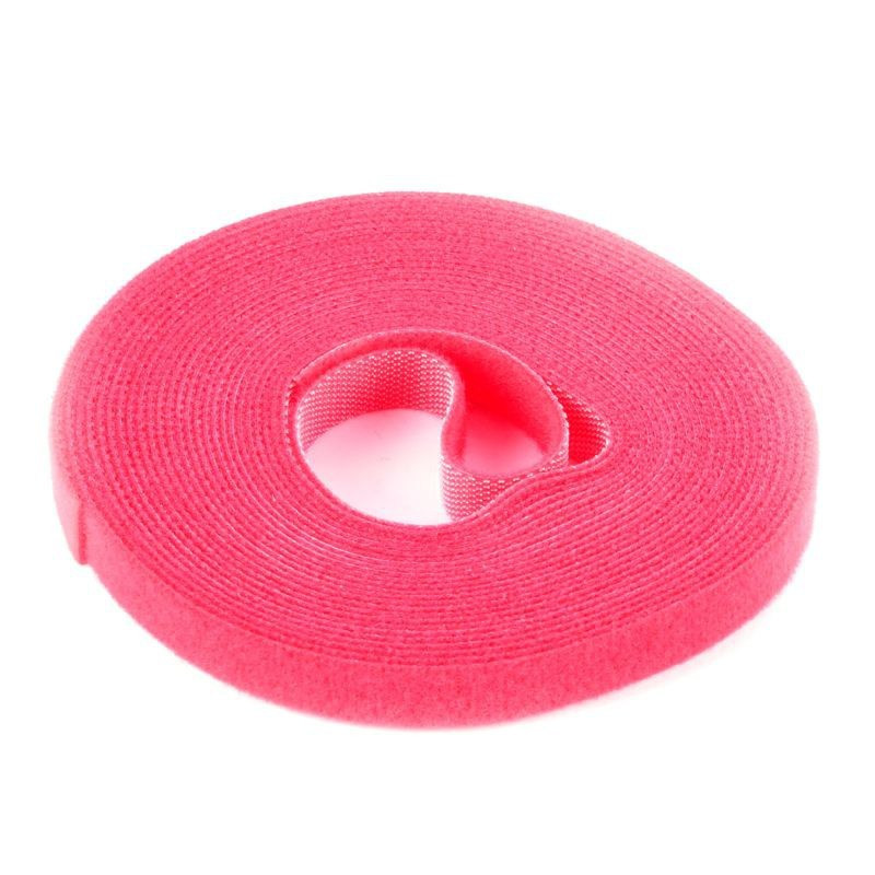 TAŚMA RZEPOWA 10mm 5m CZERWONA D-LAN