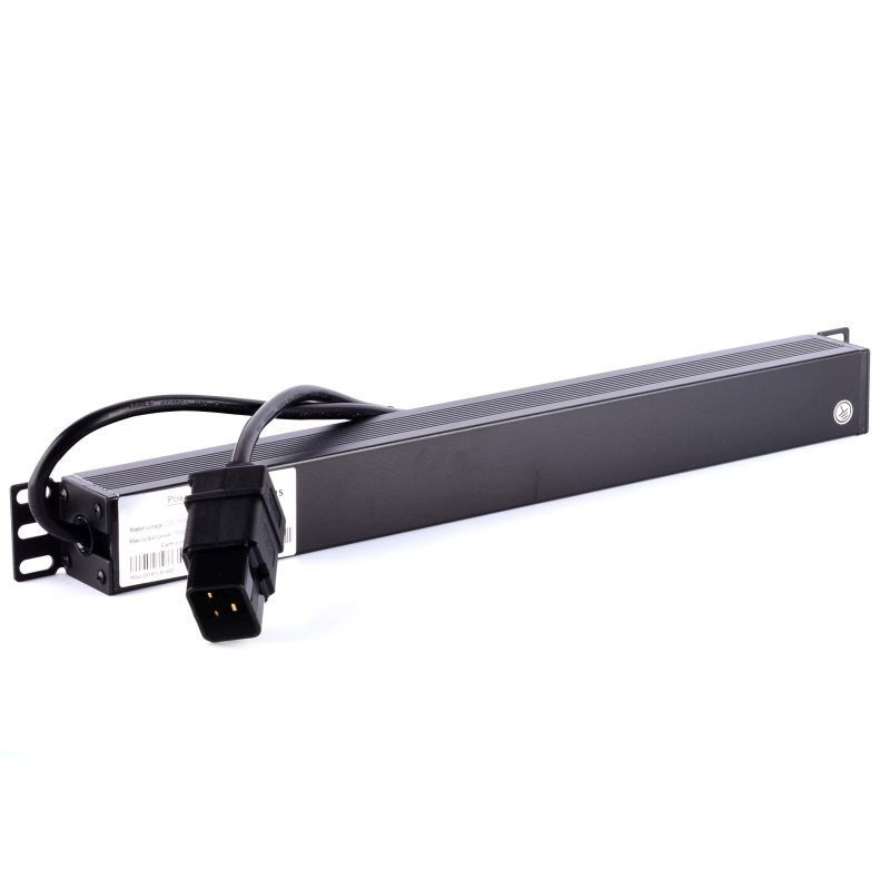 LISTWA ZASILAJĄCA 19" 1U 7 GN. IEC16A, WT. IEC16A + WYŁĄCZNIK I ZABEZPIECZENIE D-LAN