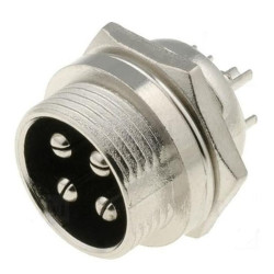 WTYK MIKROFONOWY 4P NC/CB DO OBUDOWY