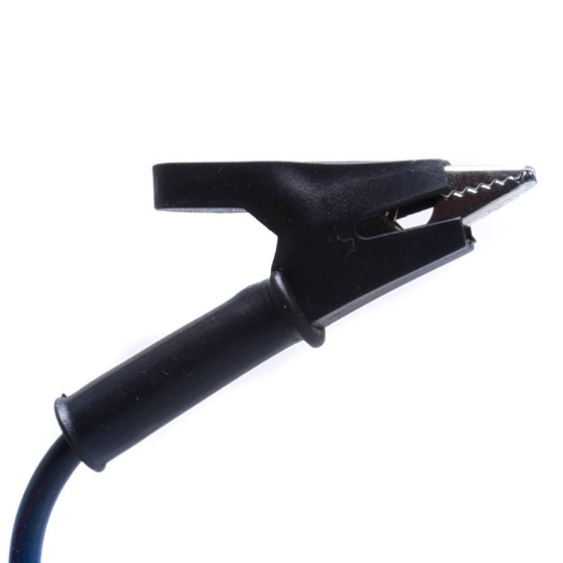 PRZEWÓD POMIAROWY TL-C/C 2xKROKODYLEK 1,1m SILIKON, 1,5mm2 CZARNY