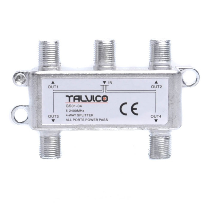 SPLITER ROZGAŁĘŹNIK TV F 1/4 TELEWIZYJNY