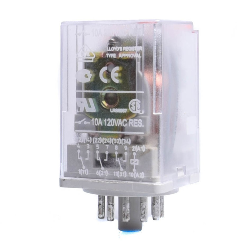 PRZEKAŹNIK 230VAC 10A R15-2013-23-5230-WT 3PDT RELPOL