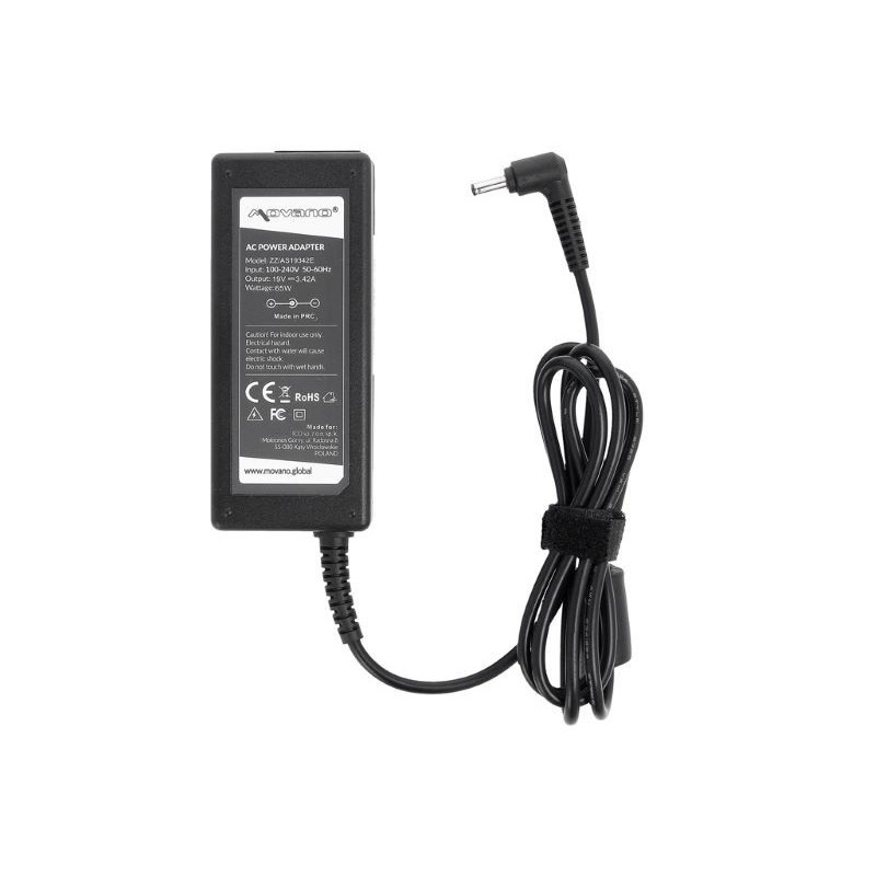 ZASILACZ LAPTOP 19V 3,42A 65W 4,0x1,35mm  ASUS MOVANO