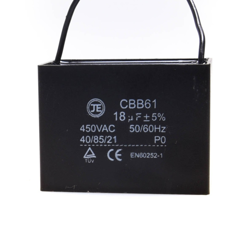 KONDENSATOR 18uF ROZRUCHOWY KOSTKA