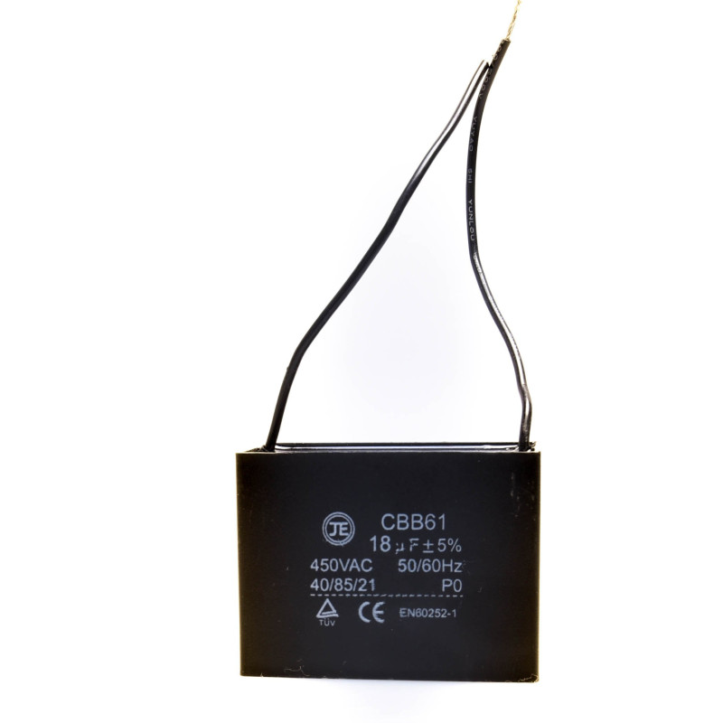 KONDENSATOR 18uF ROZRUCHOWY KOSTKA