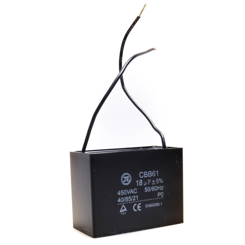 KONDENSATOR 18uF ROZRUCHOWY KOSTKA