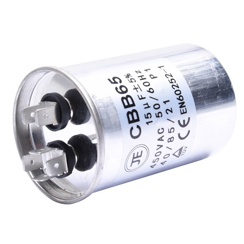 KONDENSATOR 15uF ROZRUCHOWY CBB65  40x88mm KONEKTORY