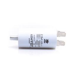 KONDENSATOR 2,5uF/450uF ROZRUCHOWY 30x57mm KONEKTORY