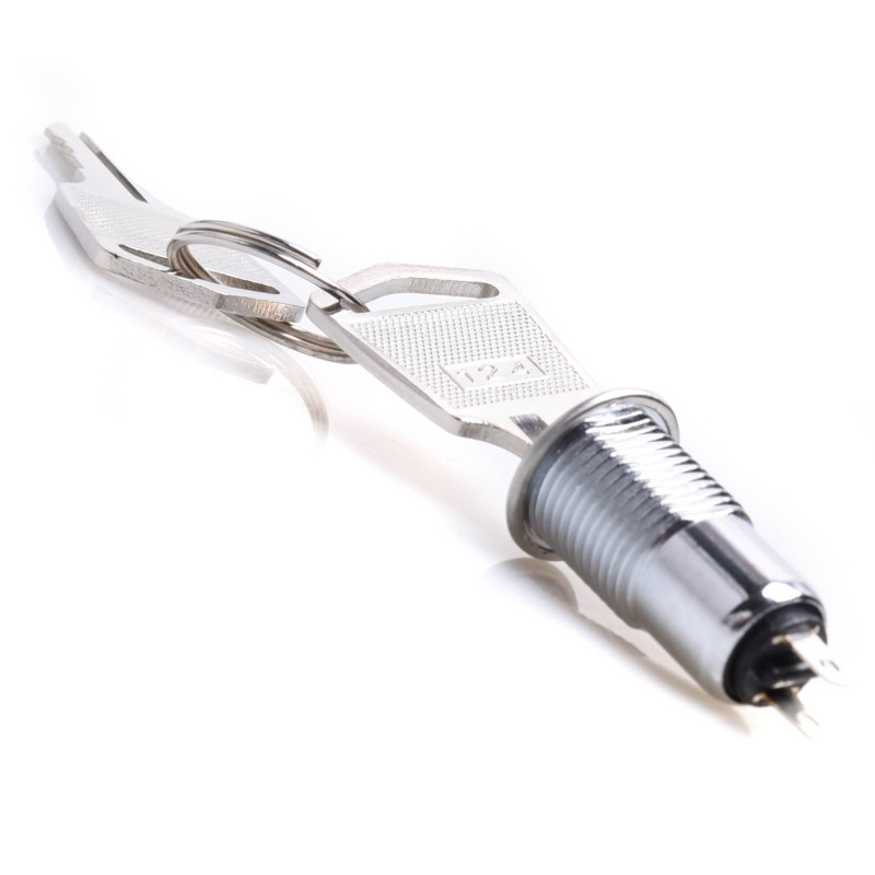 STACYJKA OFF-ON 1TOR 12mm 2POZYCJE BISTABILNA NA PANEL