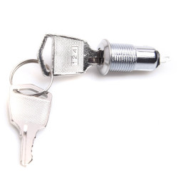 STACYJKA OFF-ON 1TOR 12mm 2POZYCJE BISTABILNA NA PANEL