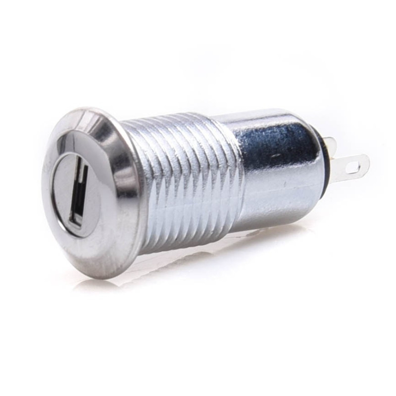 STACYJKA OFF-ON 1TOR 12mm 2POZYCJE BISTABILNA NA PANEL