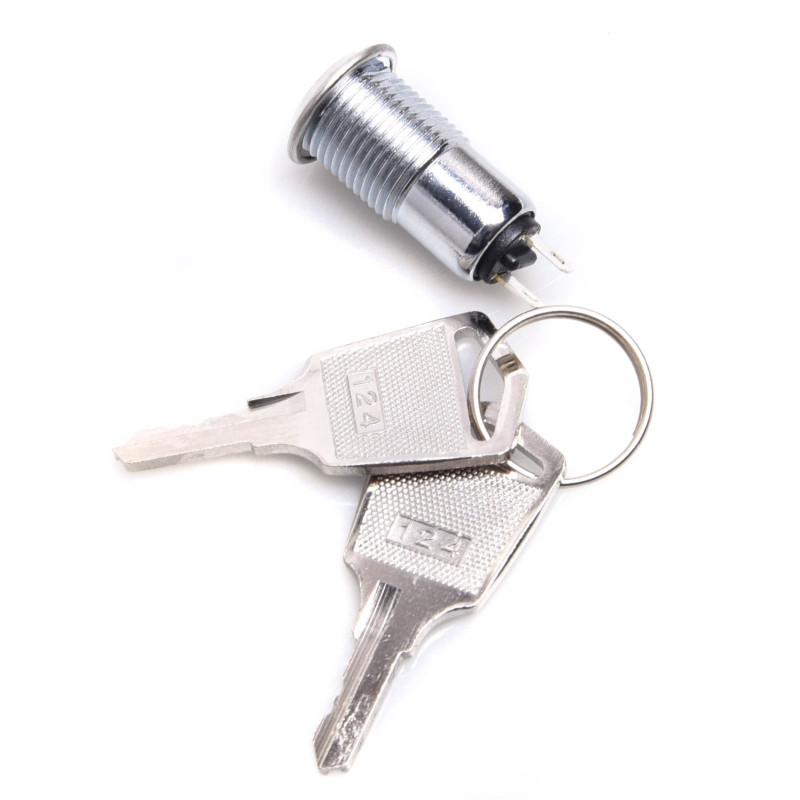 STACYJKA OFF-ON 1TOR 12mm 2POZYCJE BISTABILNA NA PANEL