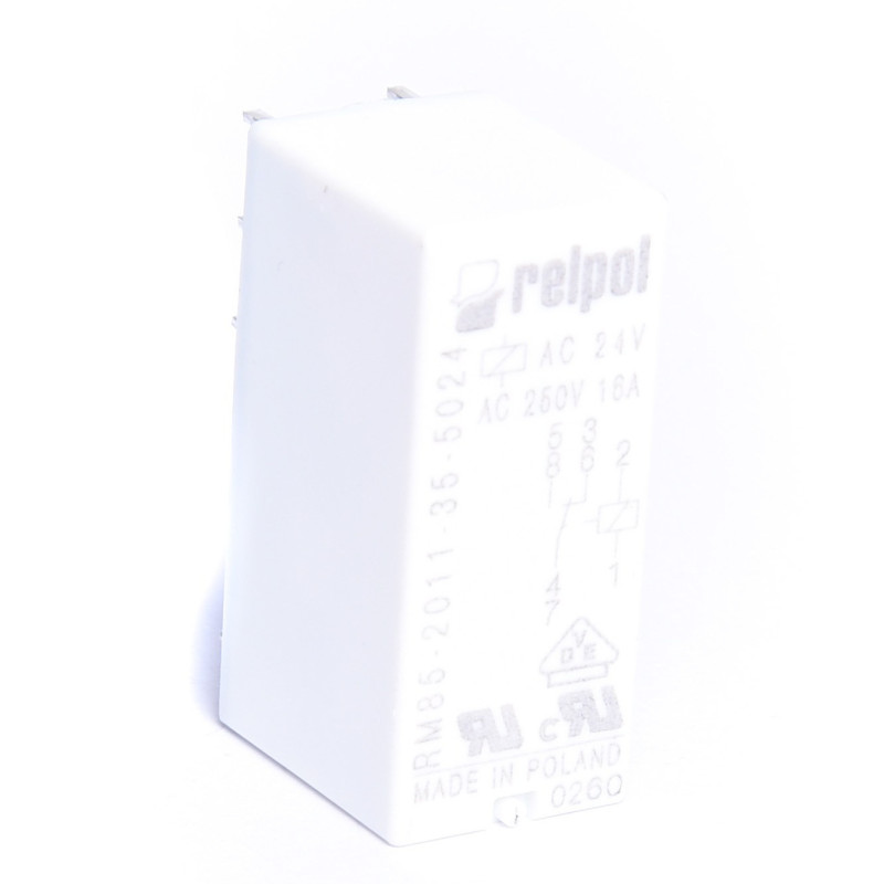 PRZEKAŹNIK 24V AC  1x16A RELPOL RM85-201--35-5024