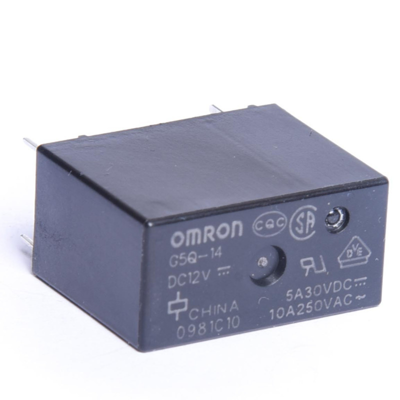 PRZEKAŹNIK 12VDC 10A 250VAC G5Q-14-12 22,5 x 16,5 x 19mm OMRON