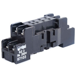 PODSTAWKA PRZEKAŹNIKA GZ2 SRUBOWY NA PANEL NA SZYNĘ DIN35 BEZ OBEJMY